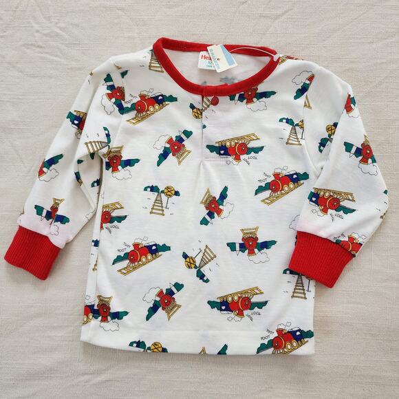 Vintage Healthtex Trains Long Sleeve 12 months - Picture 1 of 5